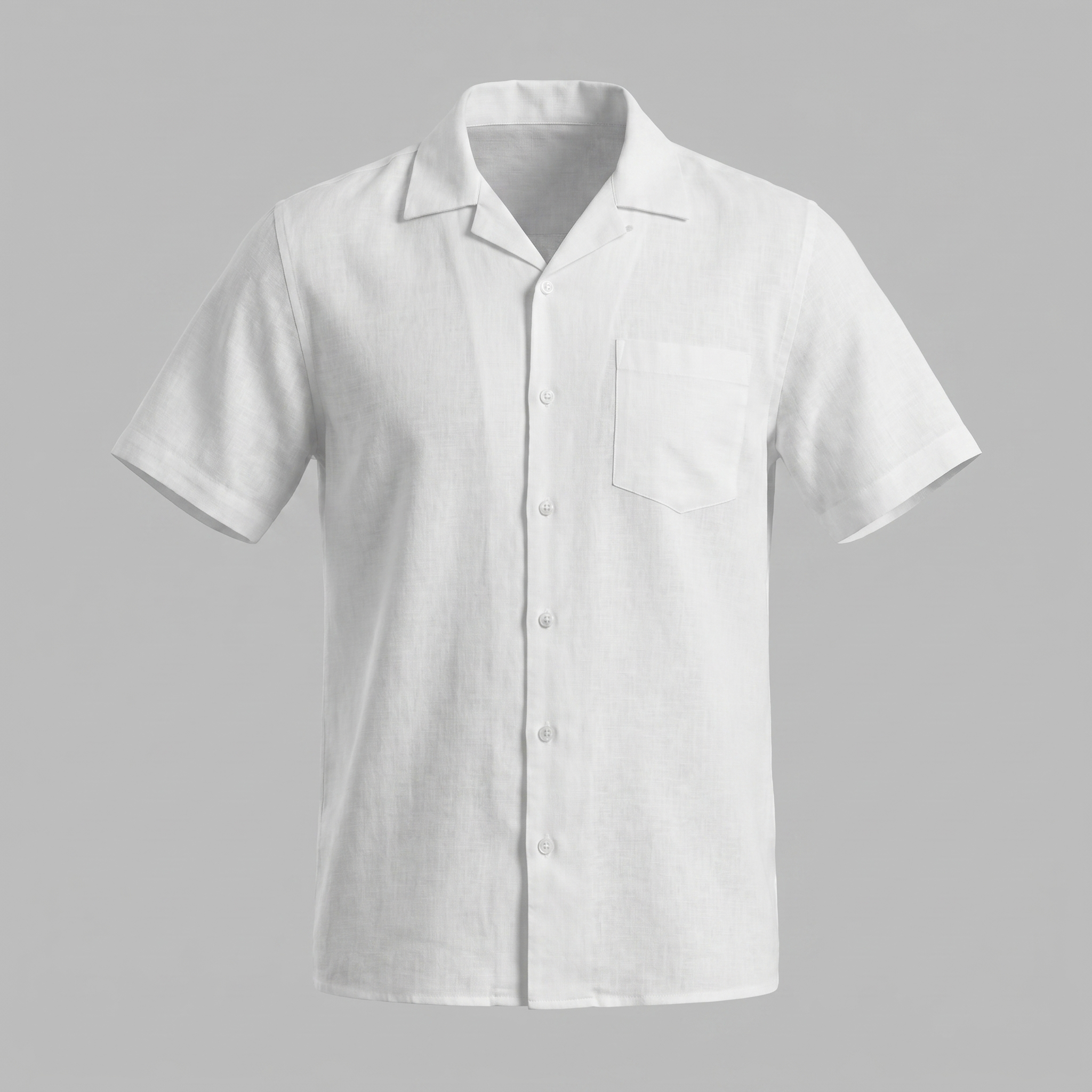 Men’s Casual Camp Collar Shirt | Short-Sleeve