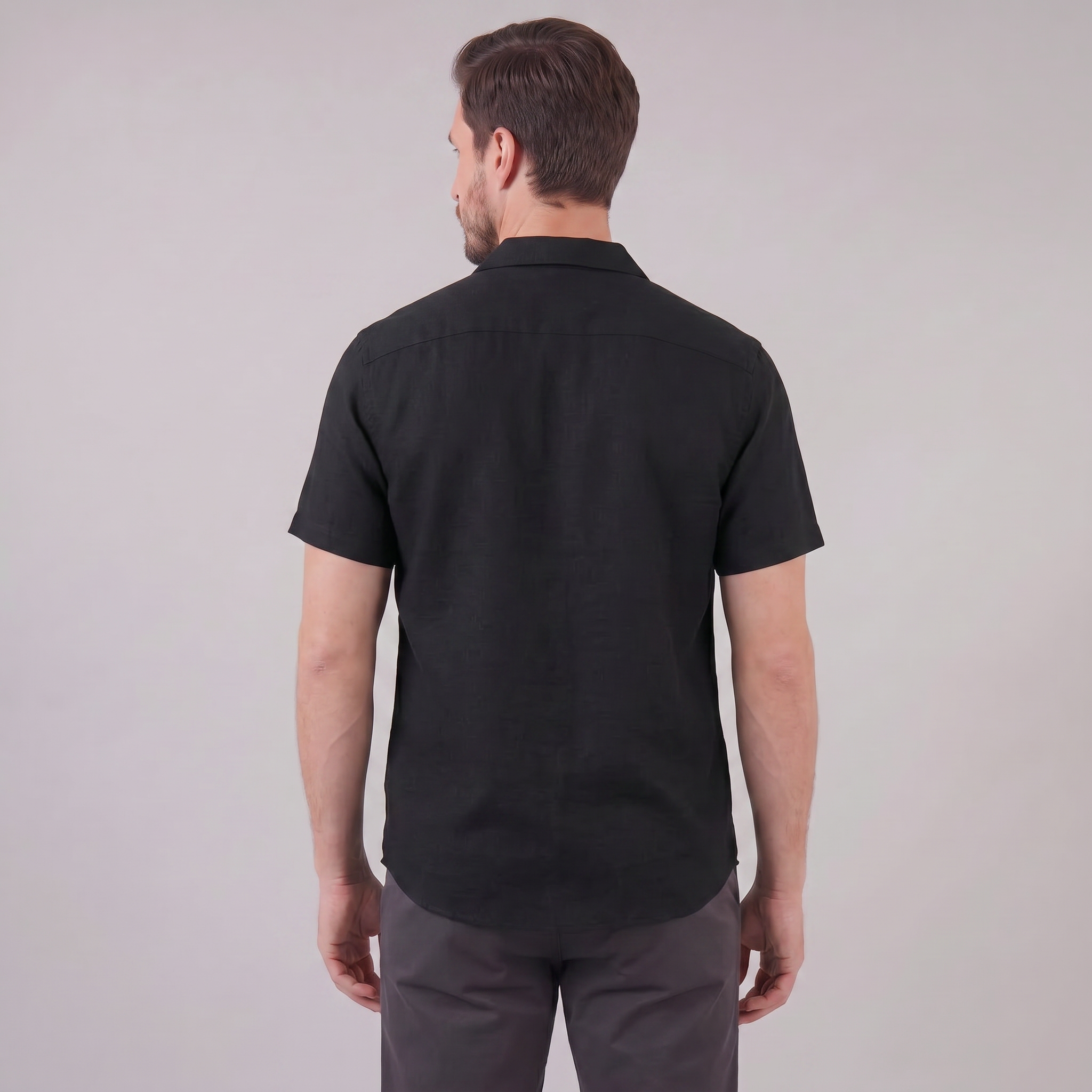 Men’s Casual Camp Collar Shirt | Short-Sleeve