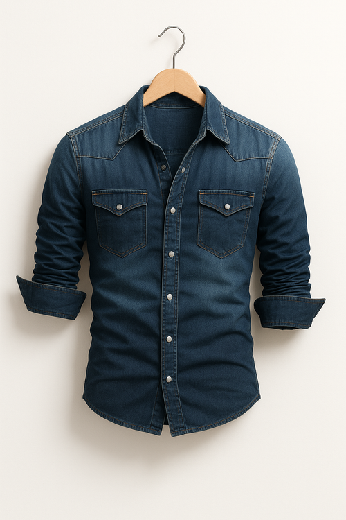Men's Casual Shirt Classic Button-Up Collared Long-Sleeve Smart-Casual Office Everyday Relaxed Fit Versatile Radnor