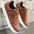 Men's Casual Sneakers Low-Top Lace-Up Trainers Everyday Walking Sport Comfort Versatile Streetwear Trendy