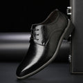 Men's Formal Shoes Lace-Up Derby Round Toe Classic Smart-Casual Office Business Wedding Everyday Leather Look