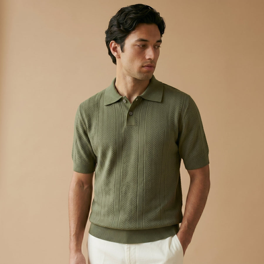 Men's Polo Shirt Short-Sleeve Collared Regular Fit Casual Smart-Casual Everyday Golf Sport Versatile Fenton
