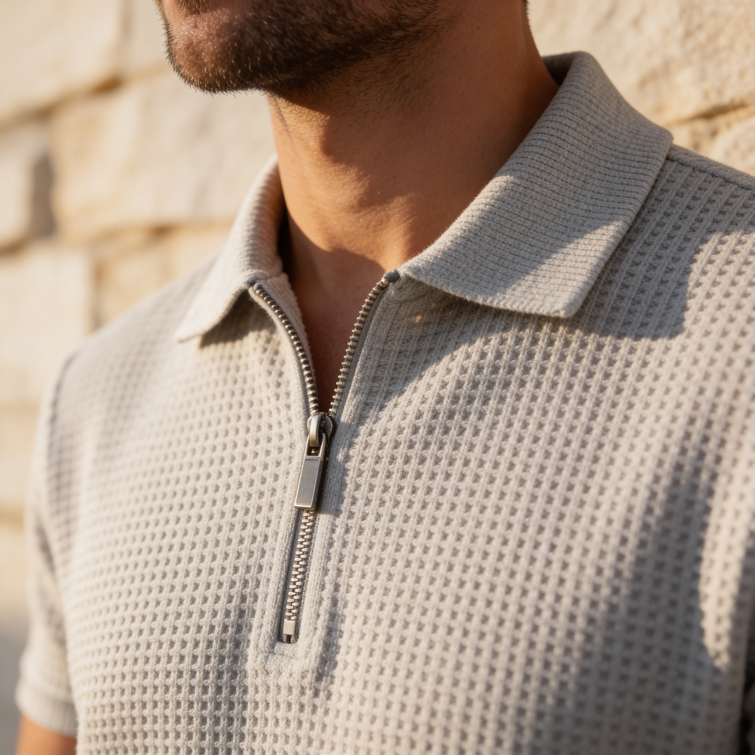 Men's Casual Polo Shirt and Shorts Set | Stylish