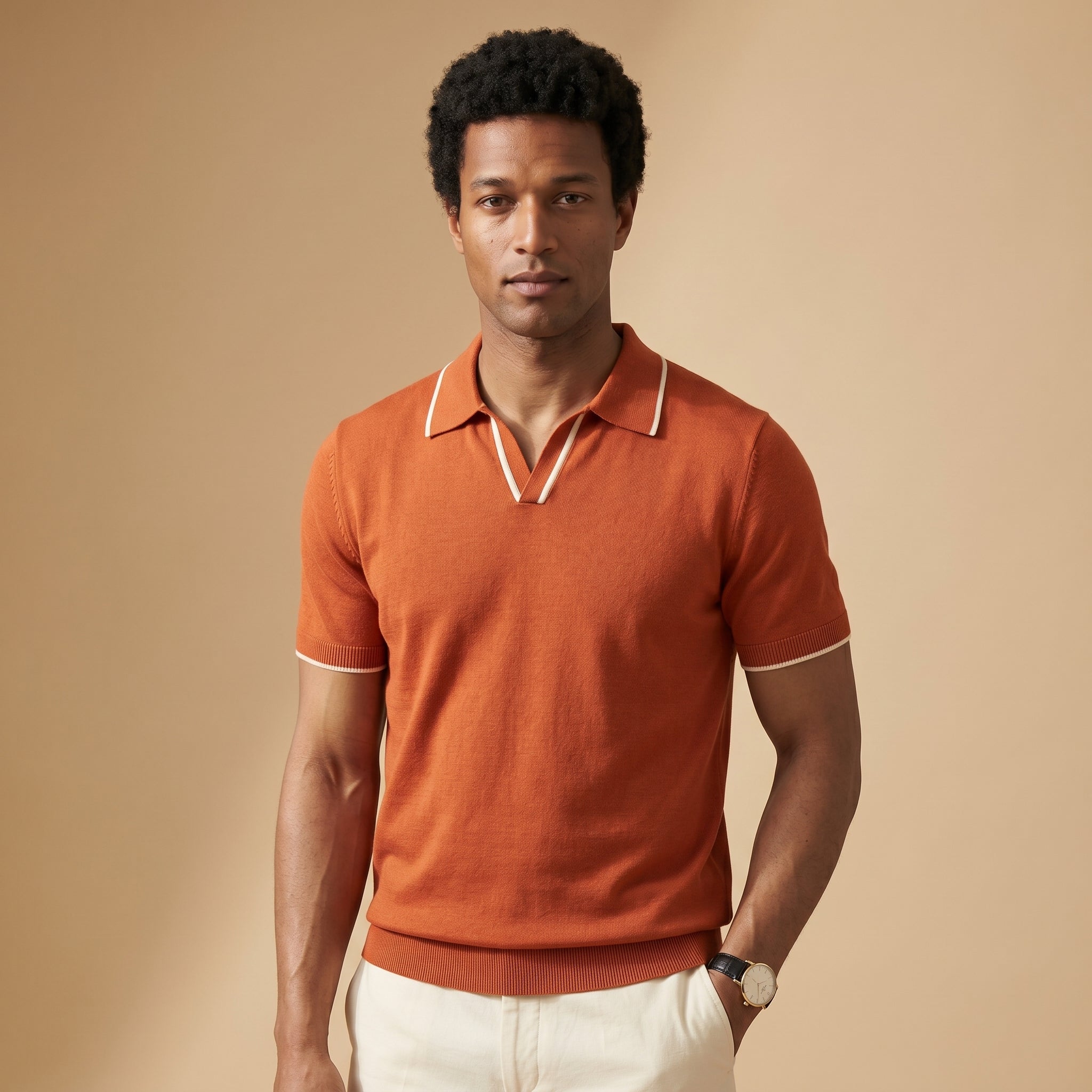 Men's Stylish Slim-Fit Polo | Casual