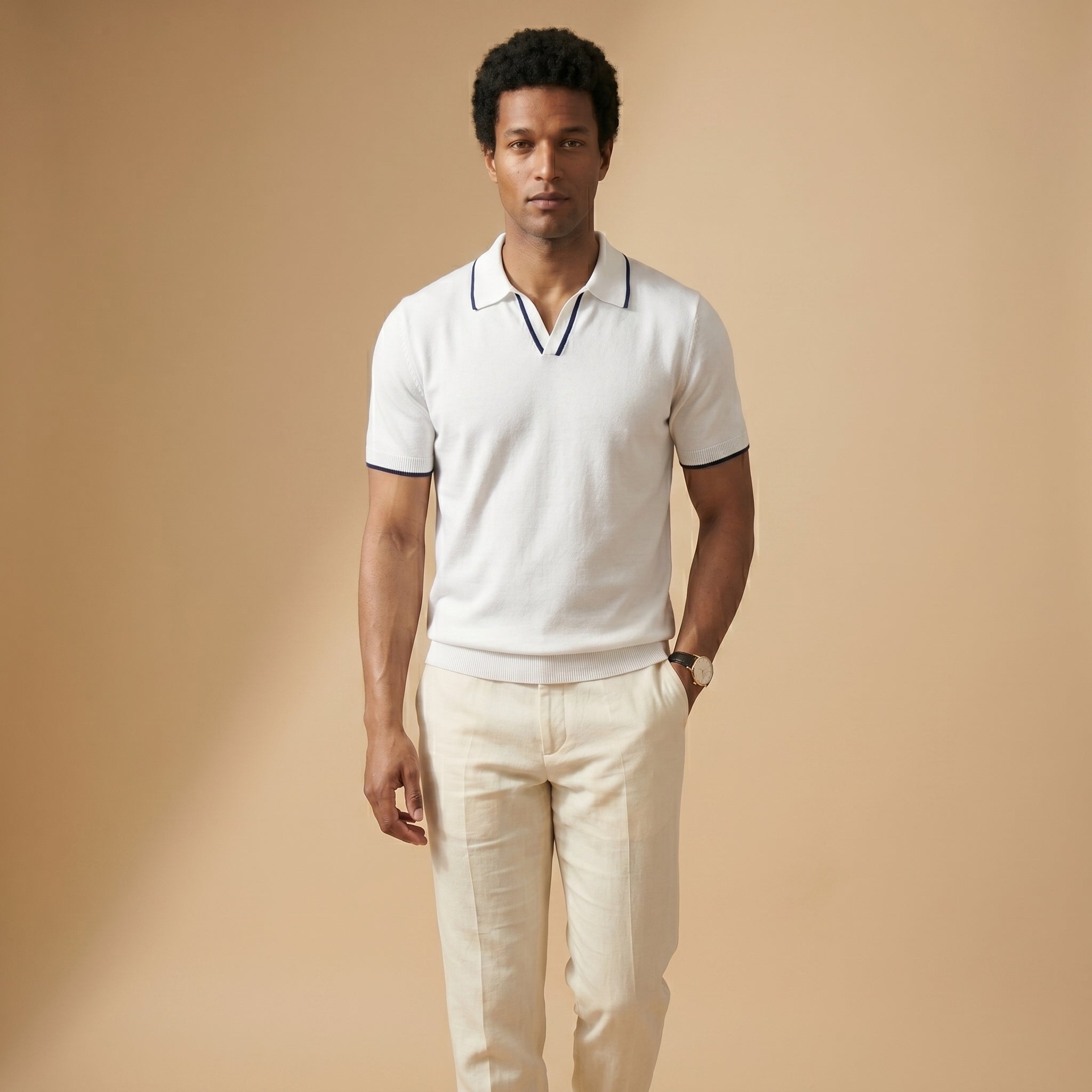 Men's Stylish Slim-Fit Polo Shirt | Casual