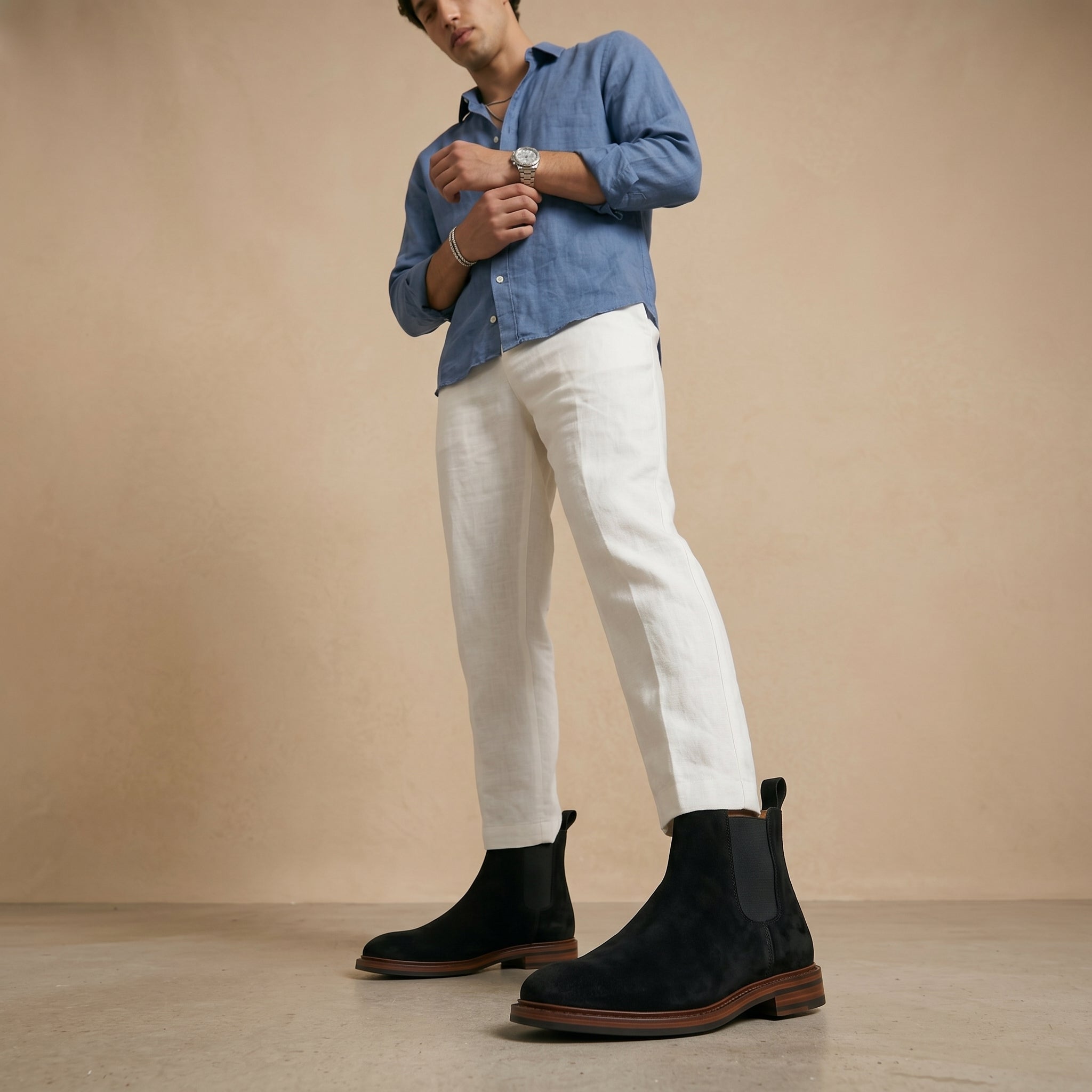 Men's Stylish Suede Chelsea Boots | Classic