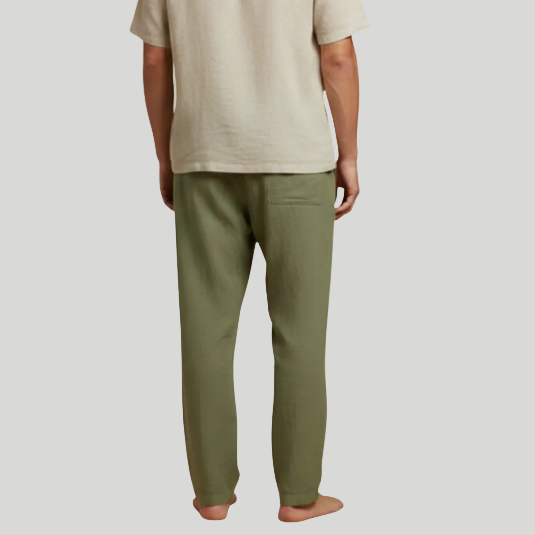 Men's Relaxed Linen Trousers