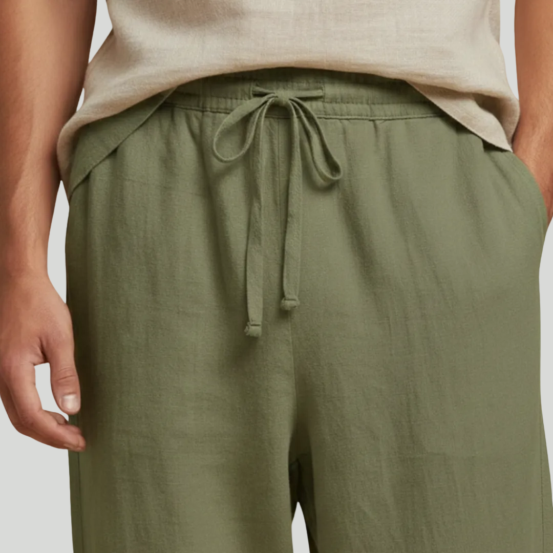 Men's Relaxed Linen Trousers