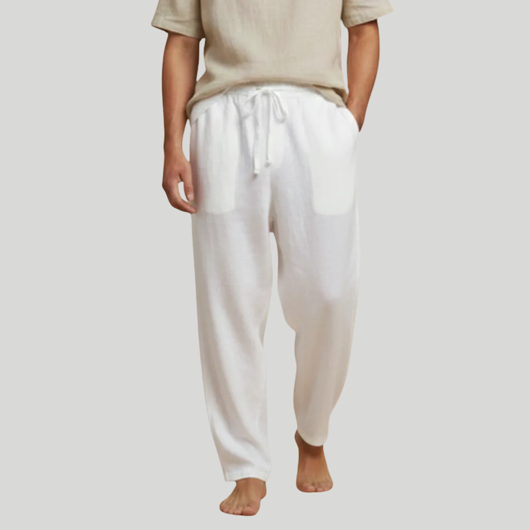 Men's Relaxed Linen Trousers