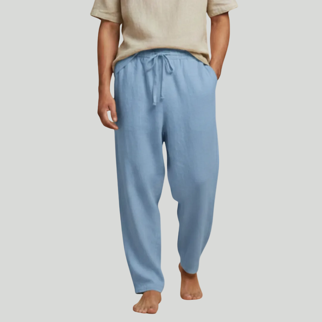 Men's Relaxed Linen Trousers