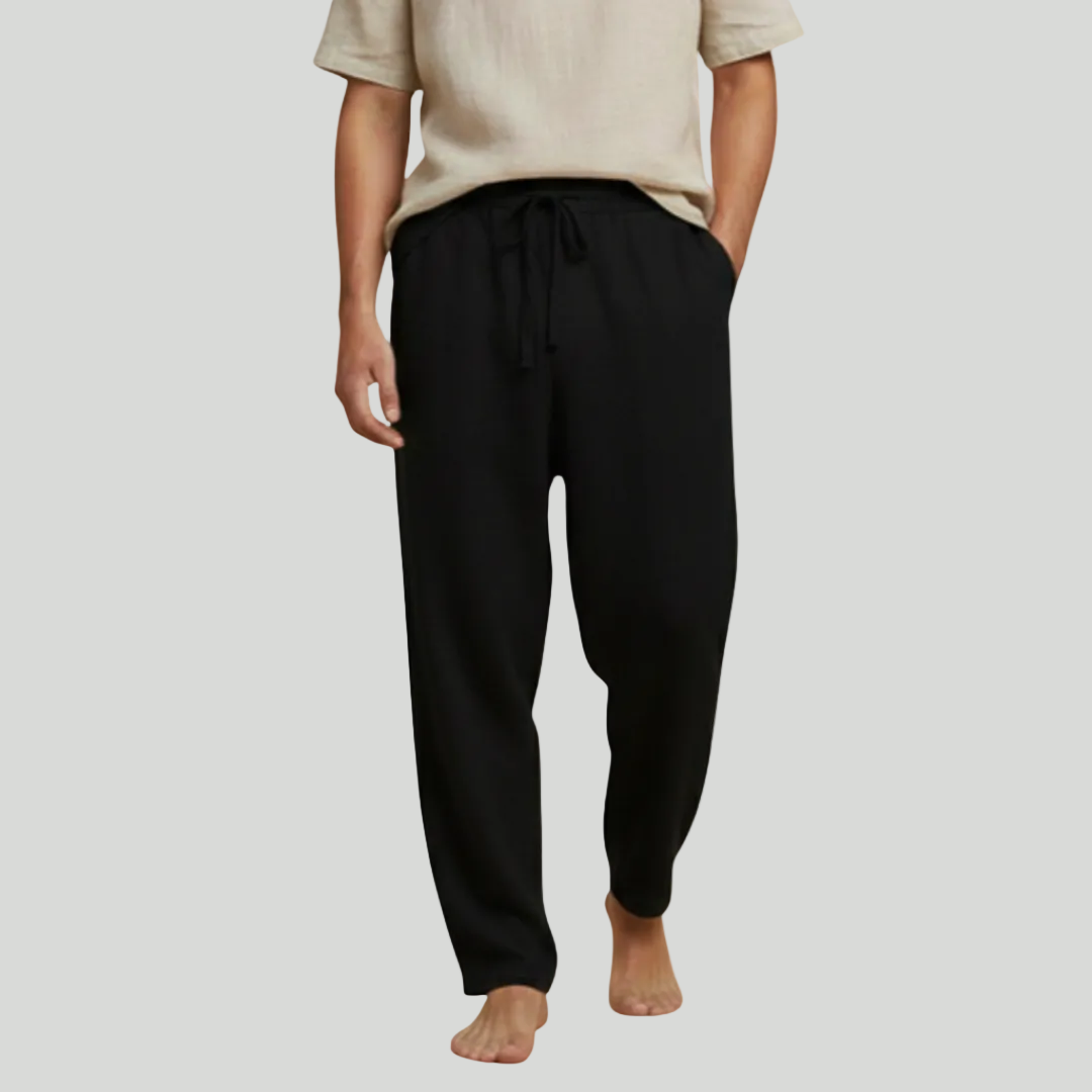 Men's Relaxed Linen Trousers