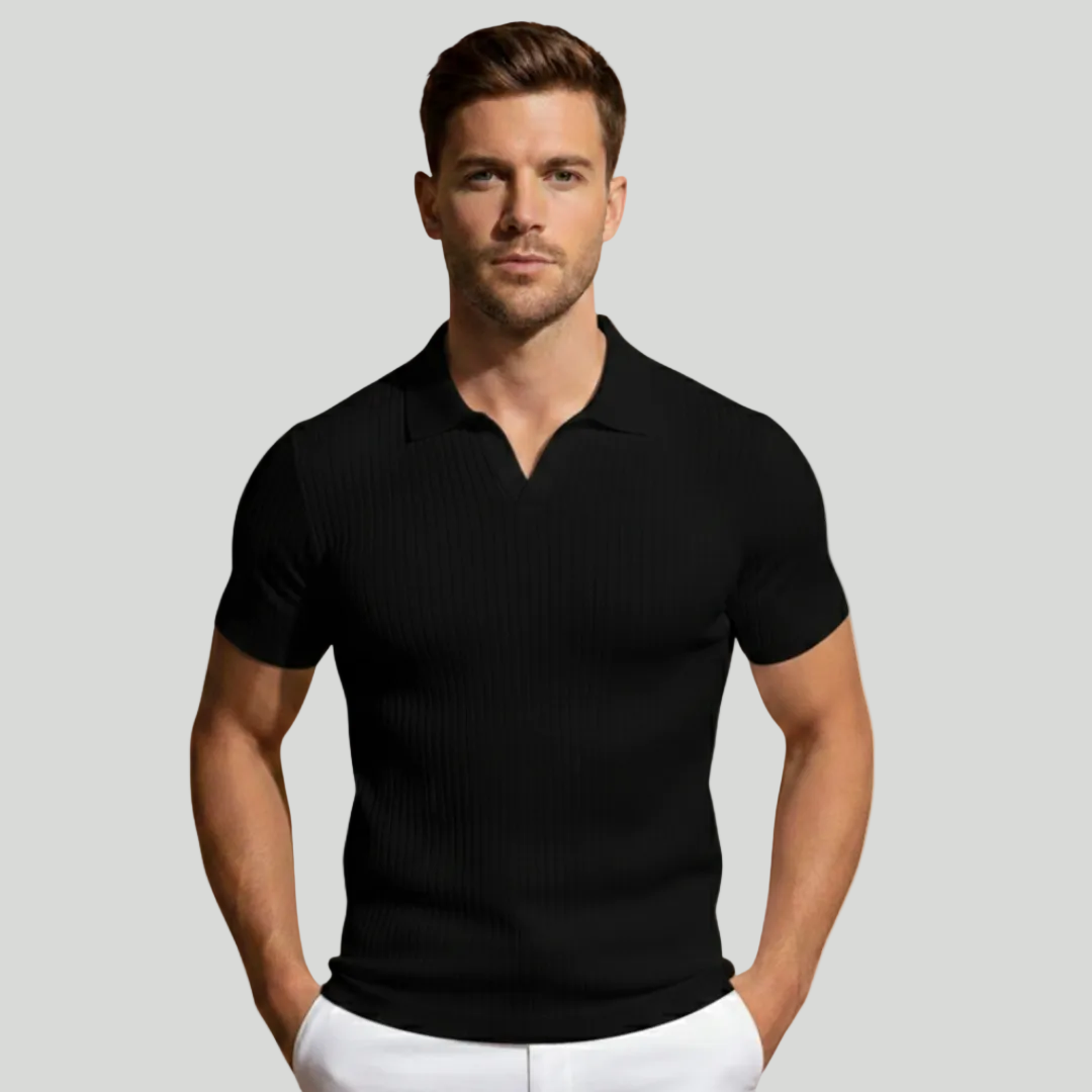 Men's Stylish V-Neck Polo