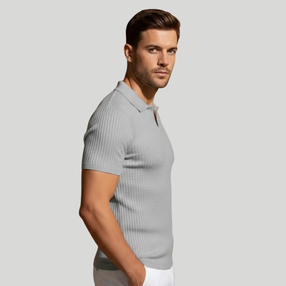 Men's Stylish V-Neck Polo
