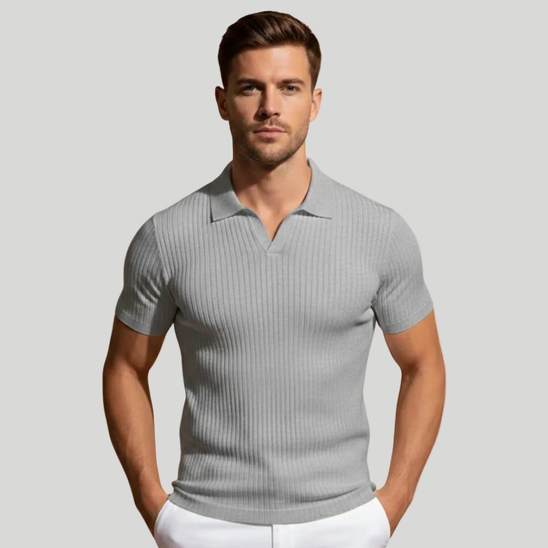 Men's Stylish V-Neck Polo