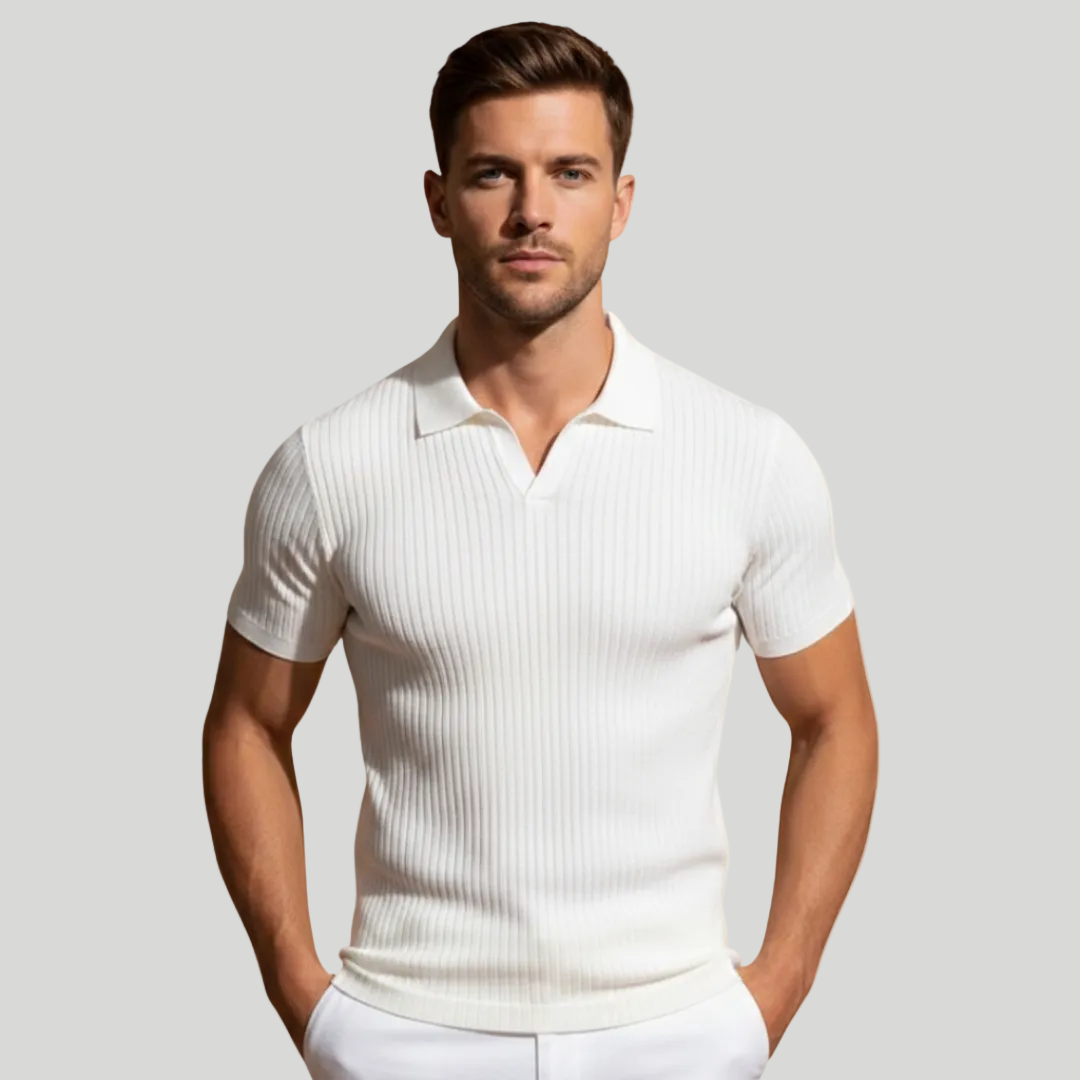 Men's Stylish V-Neck Polo