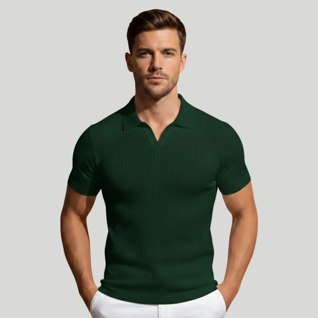 Men's Stylish V-Neck Polo