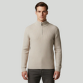 Mens's Ribbed Half-Zip Jumper