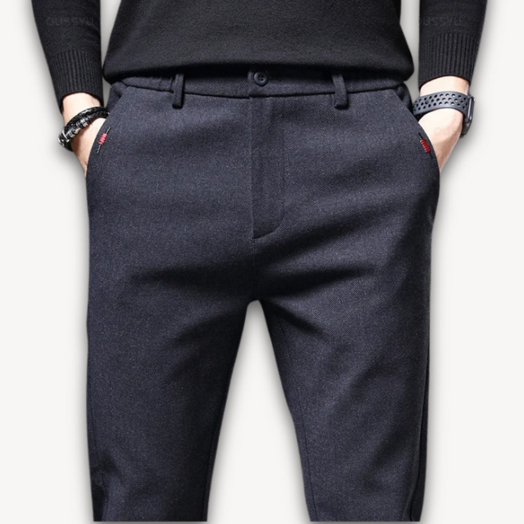 Men's Slim Fit Formal Work Trousers