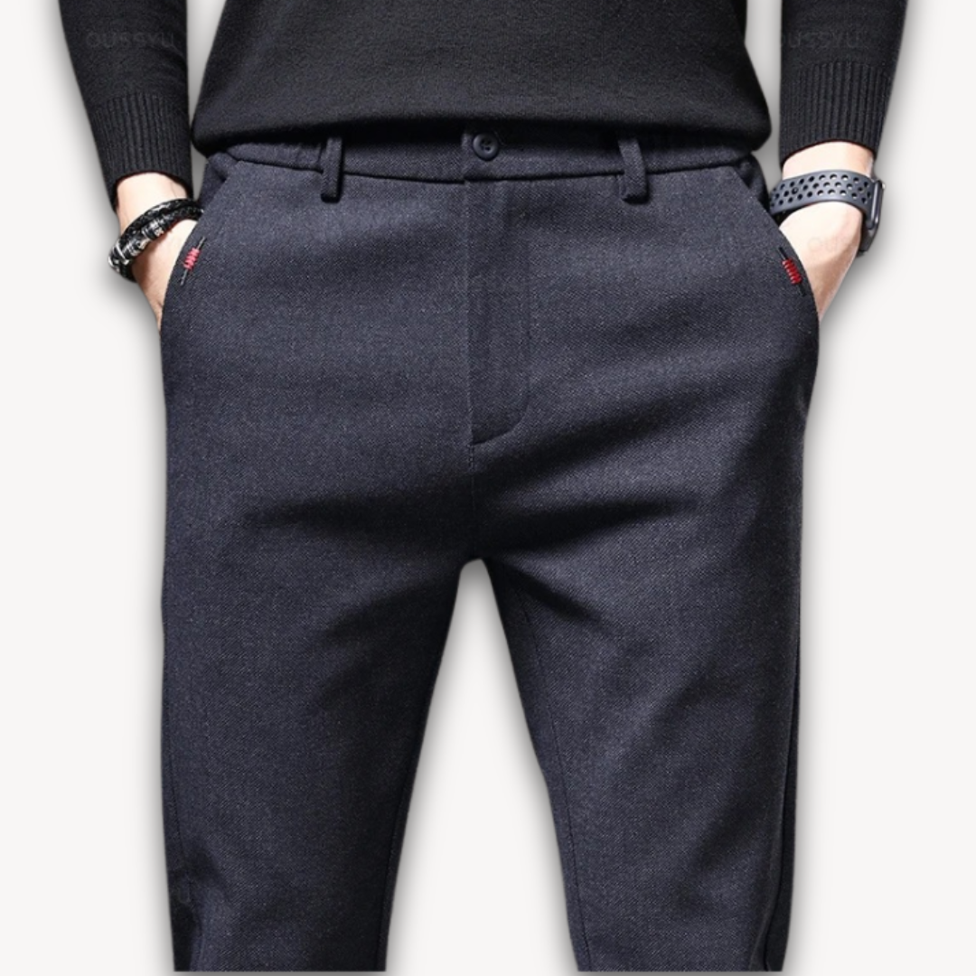 Men's Slim Fit Formal Work Trousers