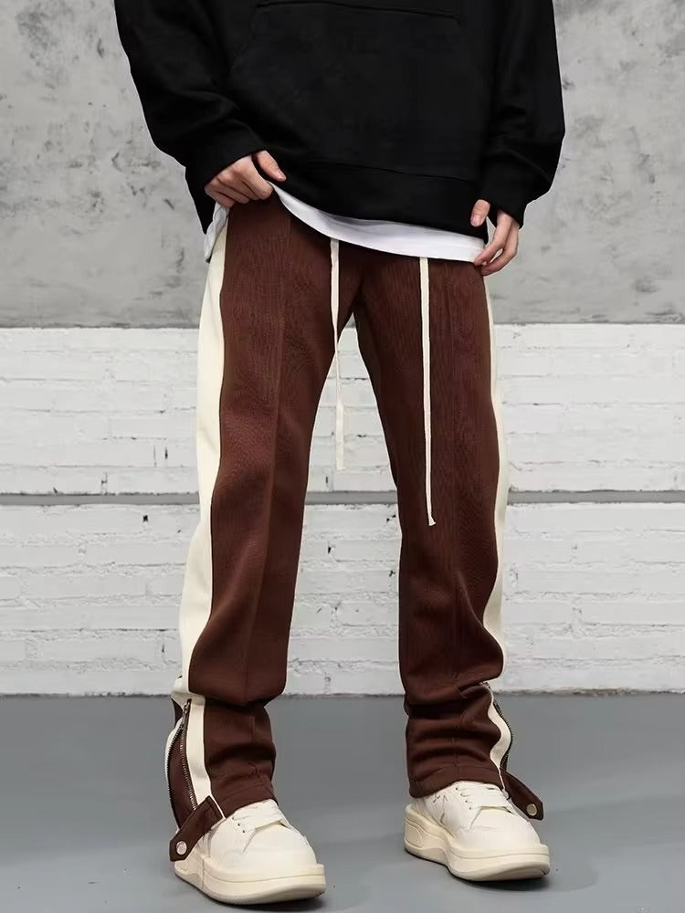 Men's Side-Stripe Drawstring Trousers