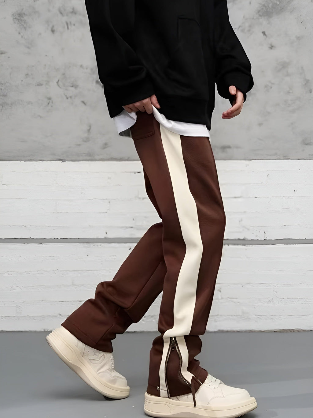 Men's Side-Stripe Drawstring Trousers