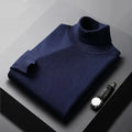 Men's Casual Turtleneck Sweater Classic Fit Long Sleeve Relaxed Style Everyday
