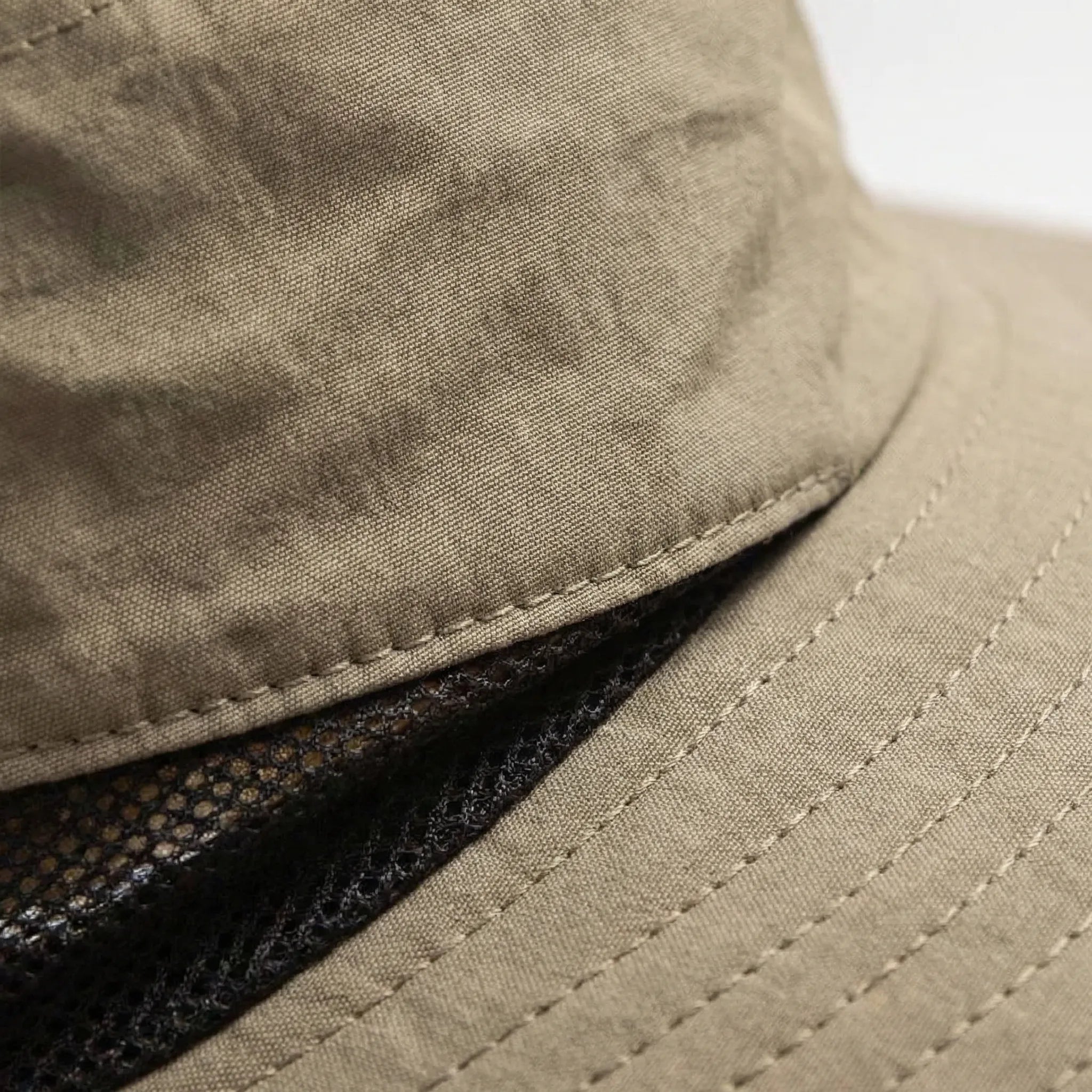 Men's Wide-Brim Sun Hat Bucket Neck Flap Coverage Foldable Outdoor Hiking Fishing Travel Casual Everyday Quill