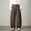 Men's Wide Leg Belted Trousers