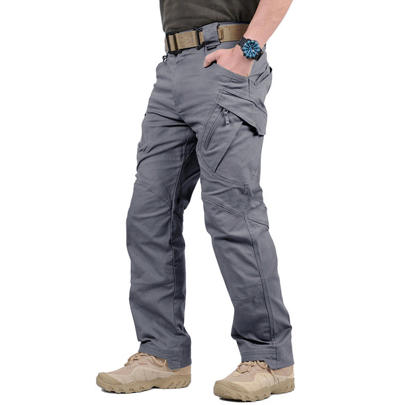 Men's Cargo Trousers Relaxed Fit Utility Pockets Versatile Everyday Wear