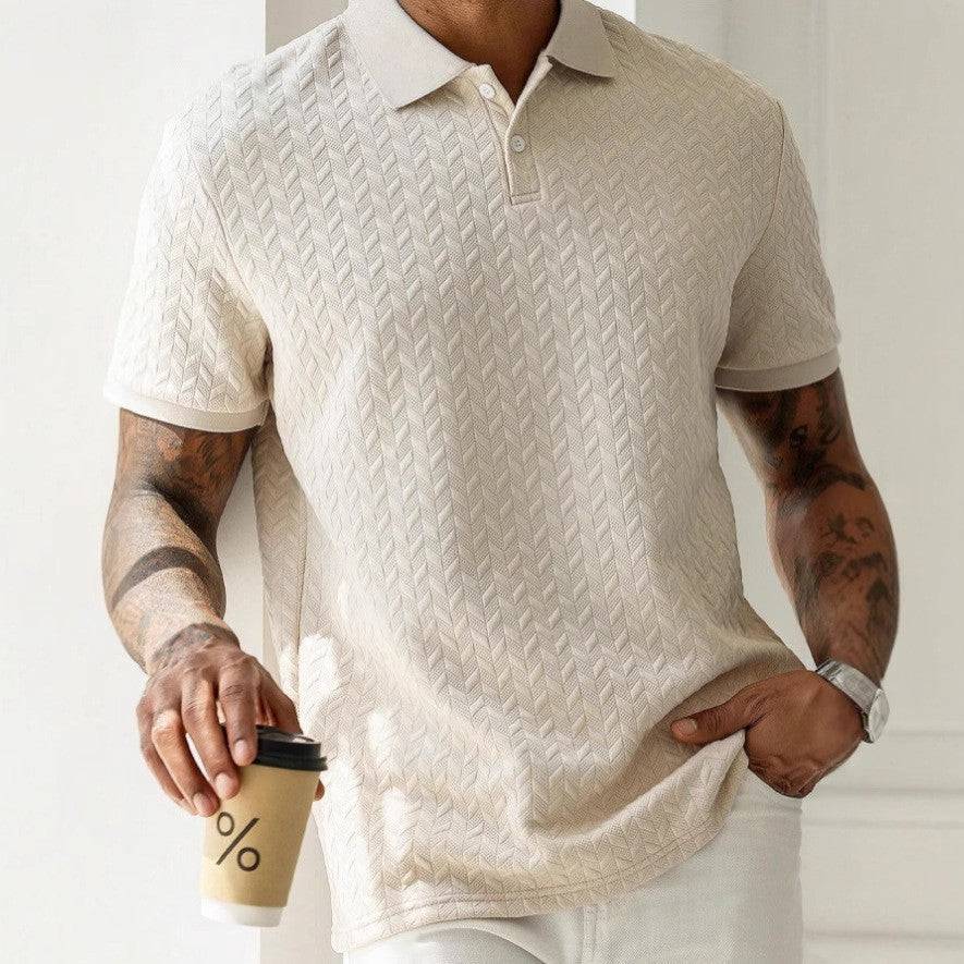 Men’s Tailored Fit Polo Shirt | Short Sleeve Open Collar