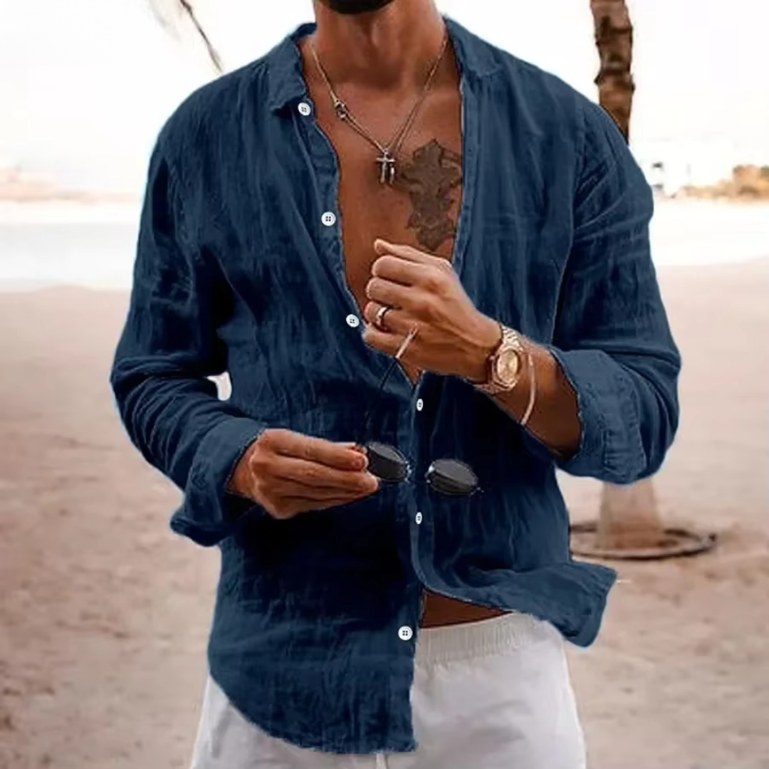 Men's Casual Summer Shirt | Long Sleeve