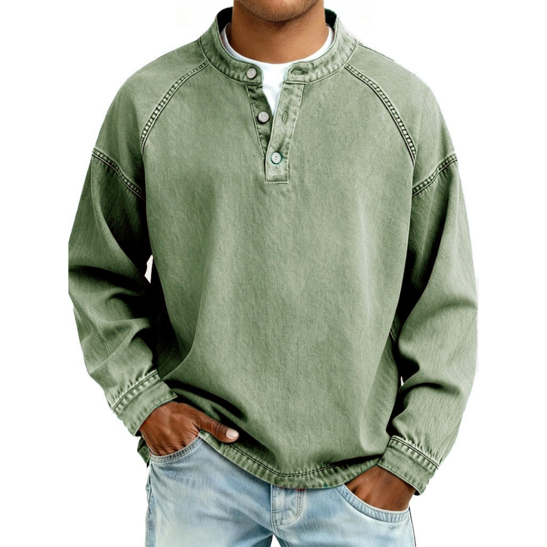 Men's Stylish Casual Button Shirt | Long Sleeve