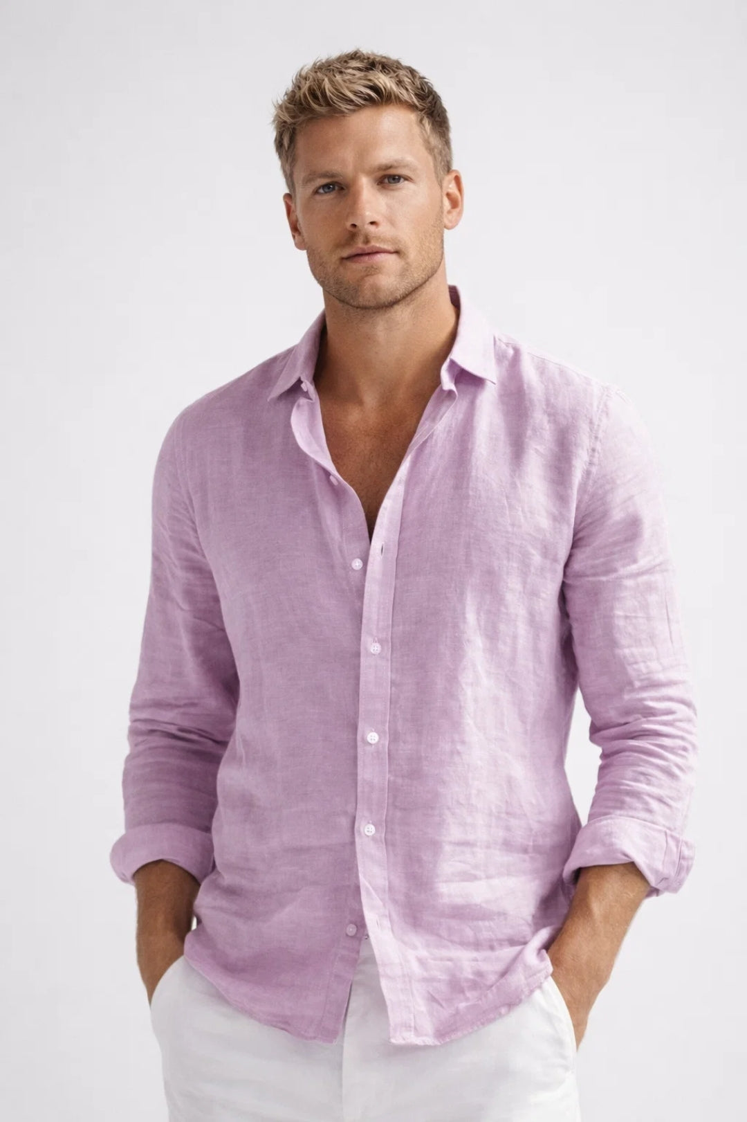 Men's Classic Button-Up Shirt | Long Sleeve