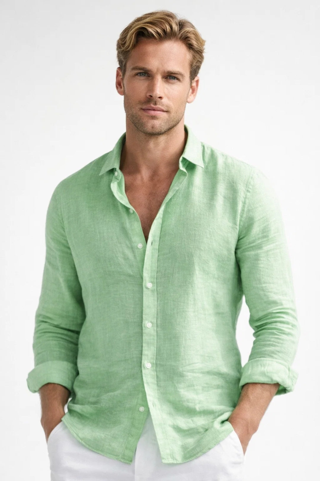 Men's Classic Button-Up Shirt | Long Sleeve