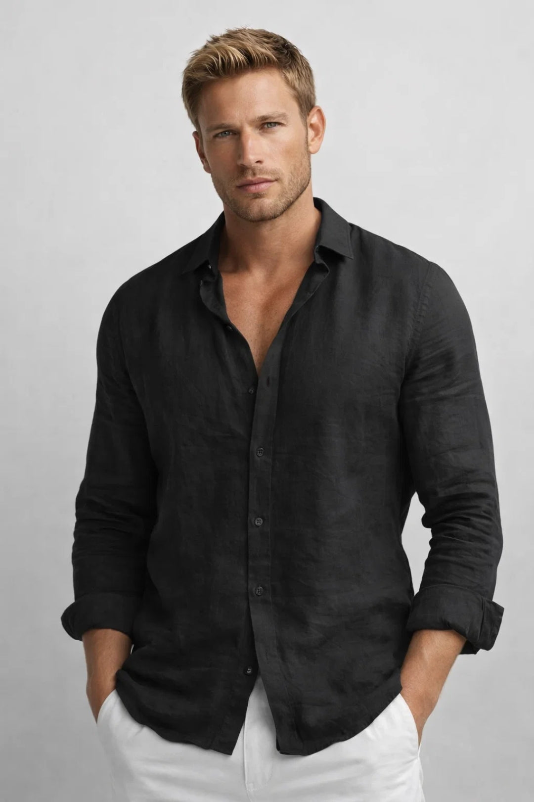 Men's Classic Button-Up Shirt | Long Sleeve