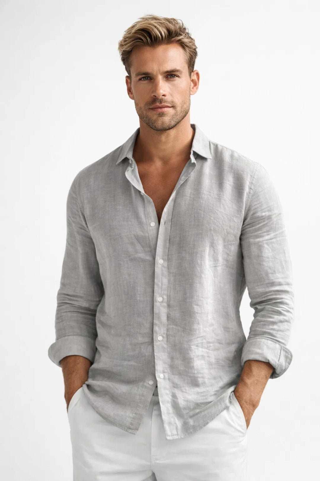 Men's Classic Button-Up Shirt | Long Sleeve