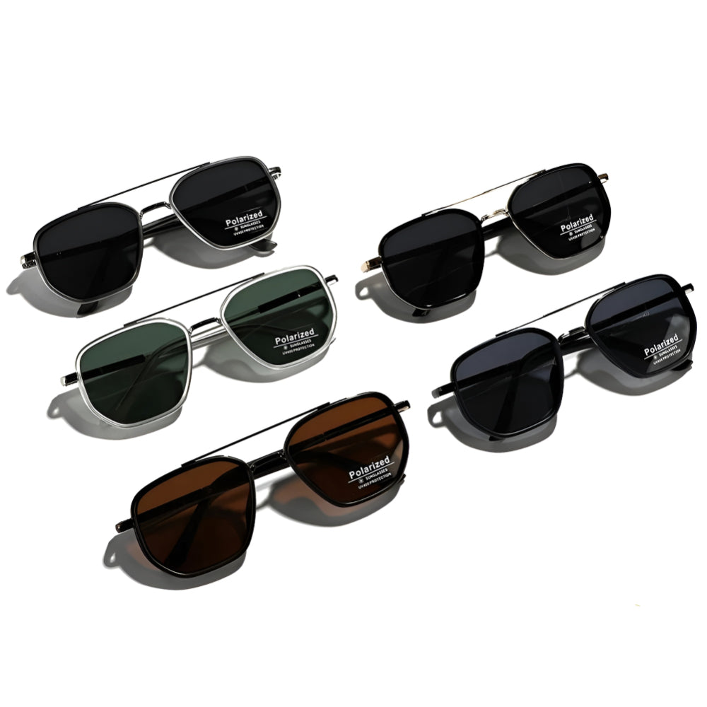 Men's Retro Square Sunglasses | UV Protection