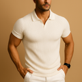 Men's Polo Shirt Slim Fit Modern Short-Sleeve Collared Casual Smart-Casual Everyday Golf Sport Regular Cornell