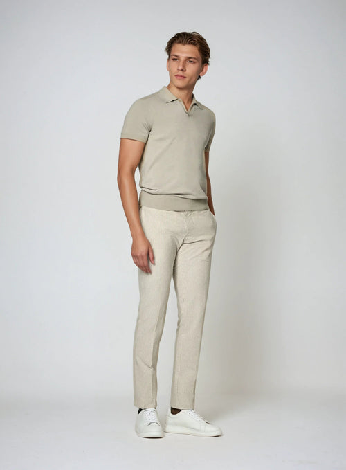 Men's Casual Polo Shirt Short-Sleeve Collared Buttonless Everyday Wear