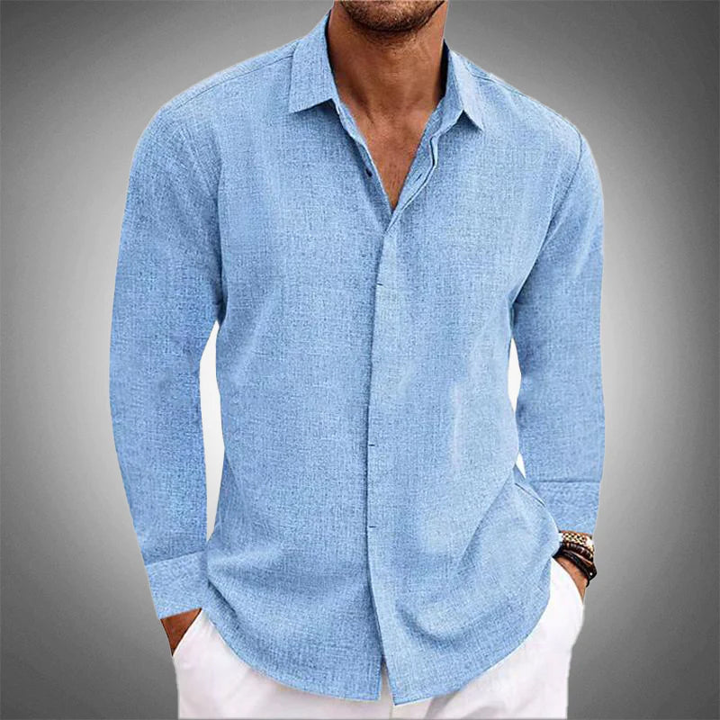 Men's Linnen Shirt Long Sleeve