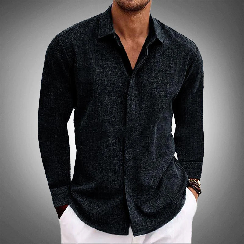 Men's Linnen Shirt Long Sleeve