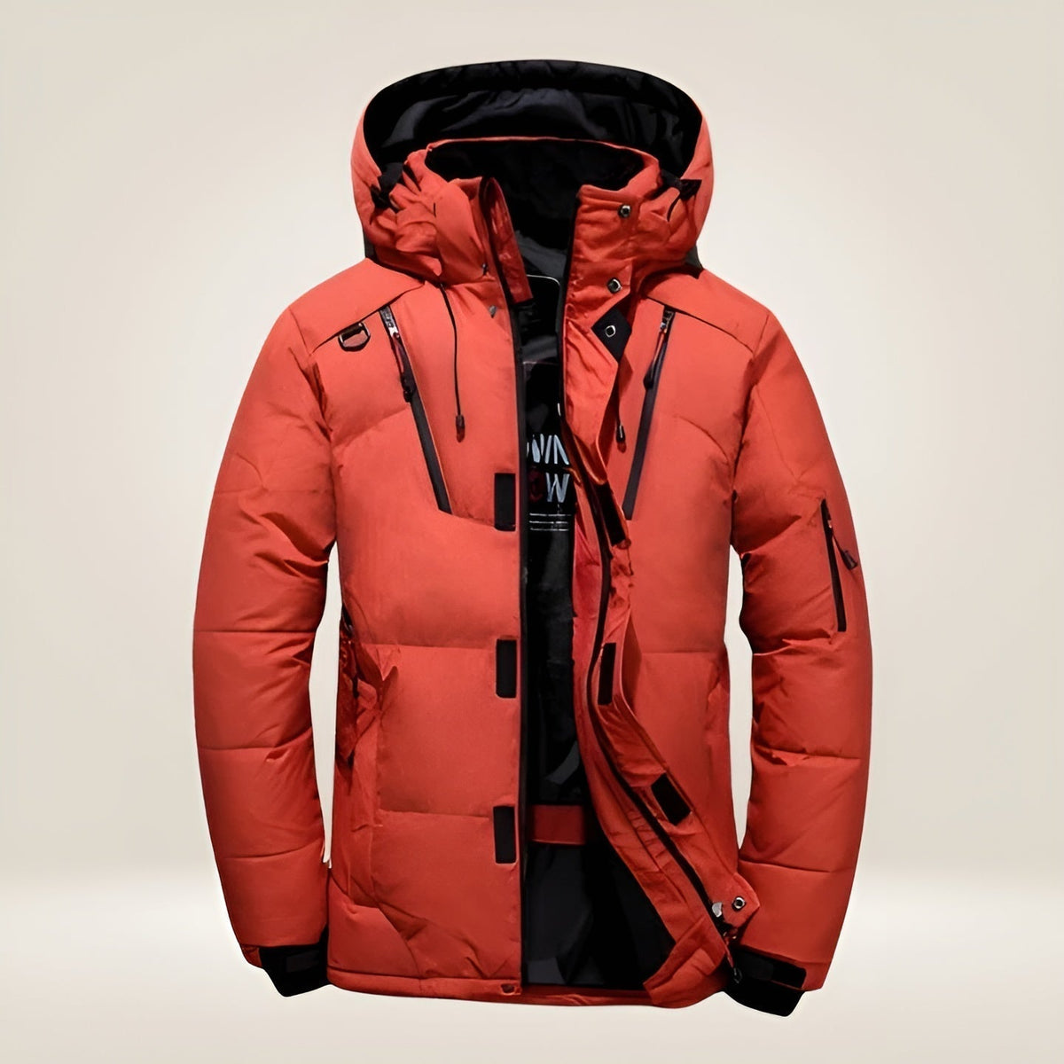 Men's Expedition Jacket Full-Zip Hooded Relaxed Fit Outdoor Adventure