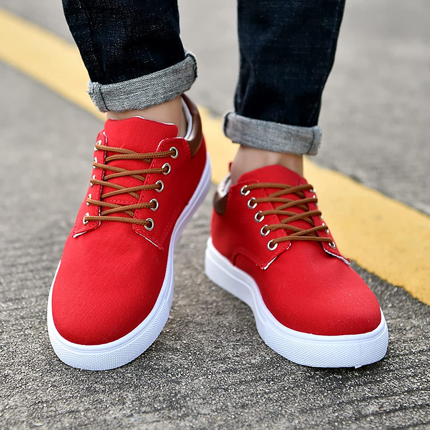 Men’s Casual Trainers with Contrast