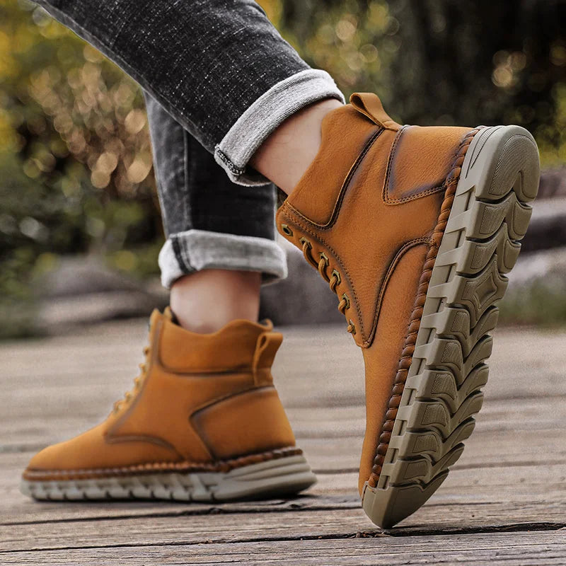 Men's Casual Performance Boots Lace-Up Stylish Versatile Everyday Wear