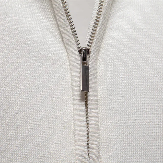 Men's Stylish Quarter-Zip Polo | Casual