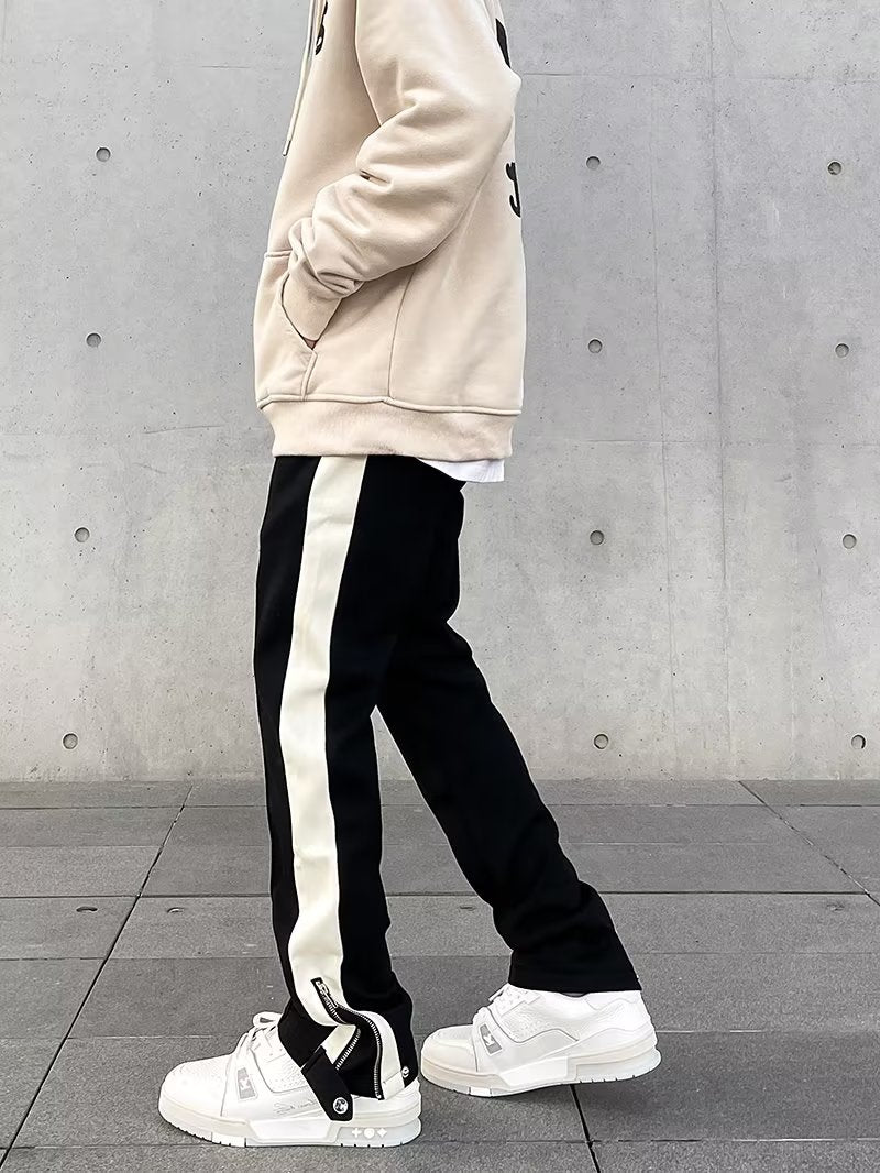 Men's Side-Stripe Drawstring Trousers