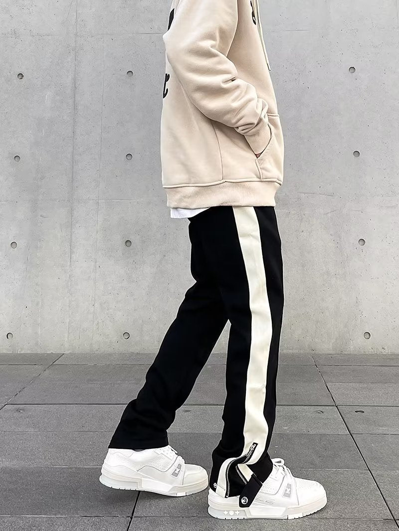 Men's Side-Stripe Drawstring Trousers