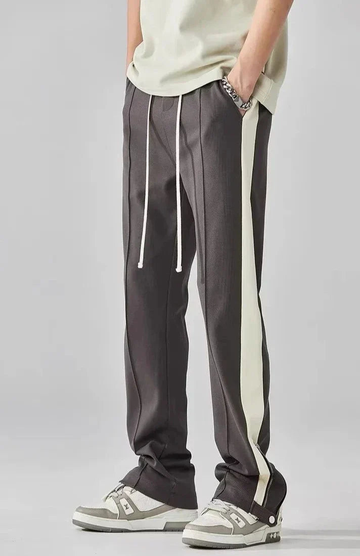 Men's Side-Stripe Drawstring Trousers