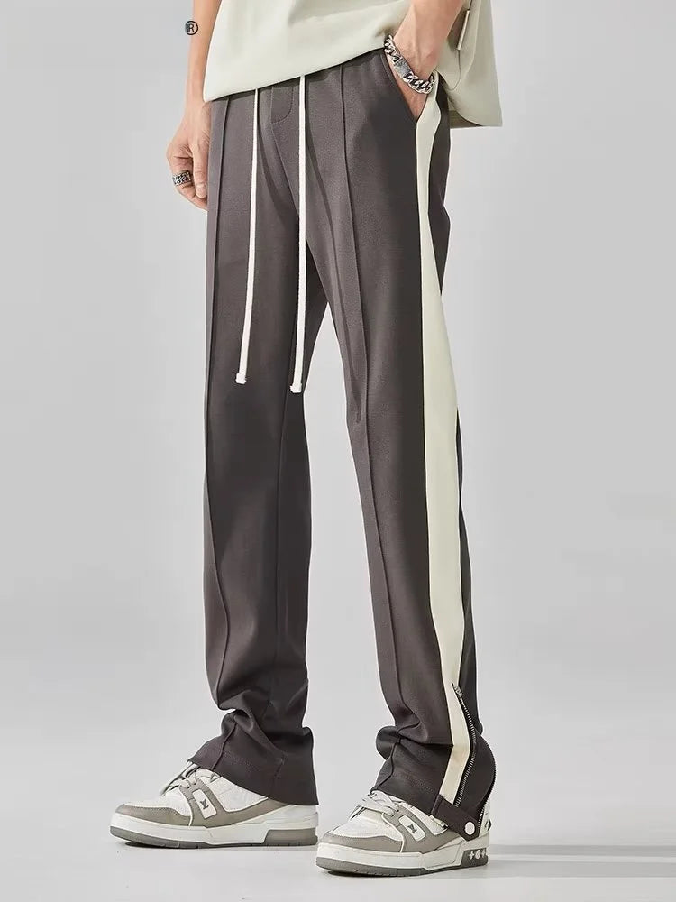 Men's Side-Stripe Drawstring Trousers