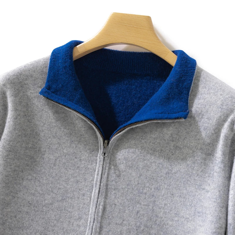 Men's Classic Merino Wool Sweater Crew Neck Regular Fit Everyday Layering